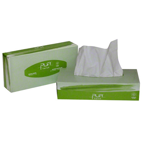 Purvalue Facial Tissue 2-Ply 100 Sheets