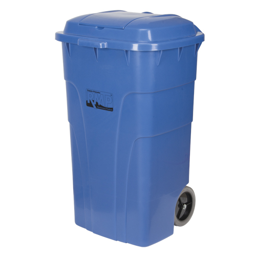 Rolling Garbage Container – 65 US Gallon – Blue